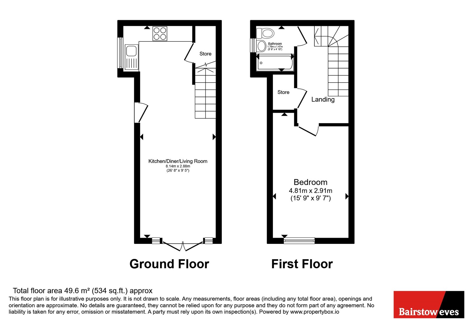 3 The Willows, 23, Frederick Road, Essex floorplan