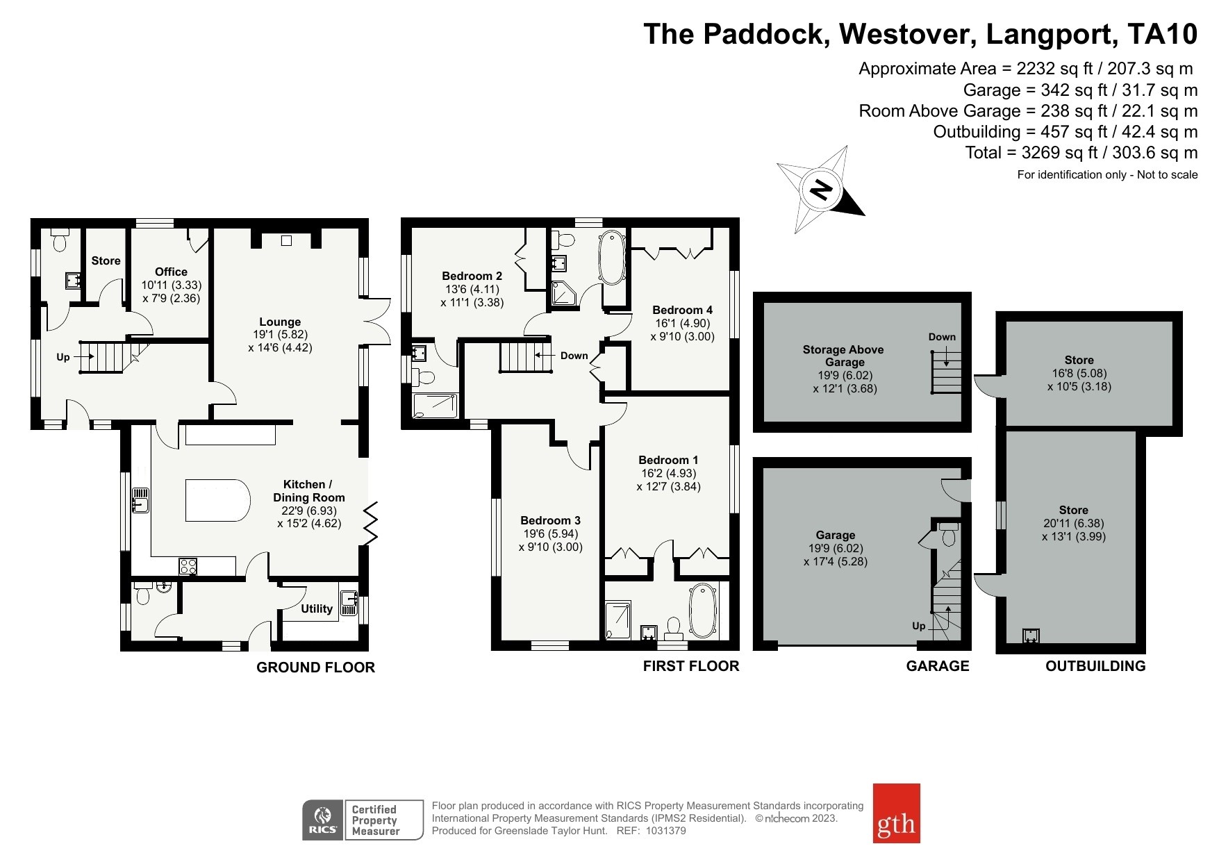 The Paddock,, Westover, Somerset floorplan