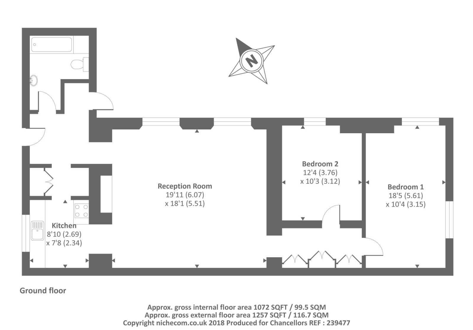 2 Bedrooms Flat to rent in Ray Lodge, Ray Park Avenue SL6