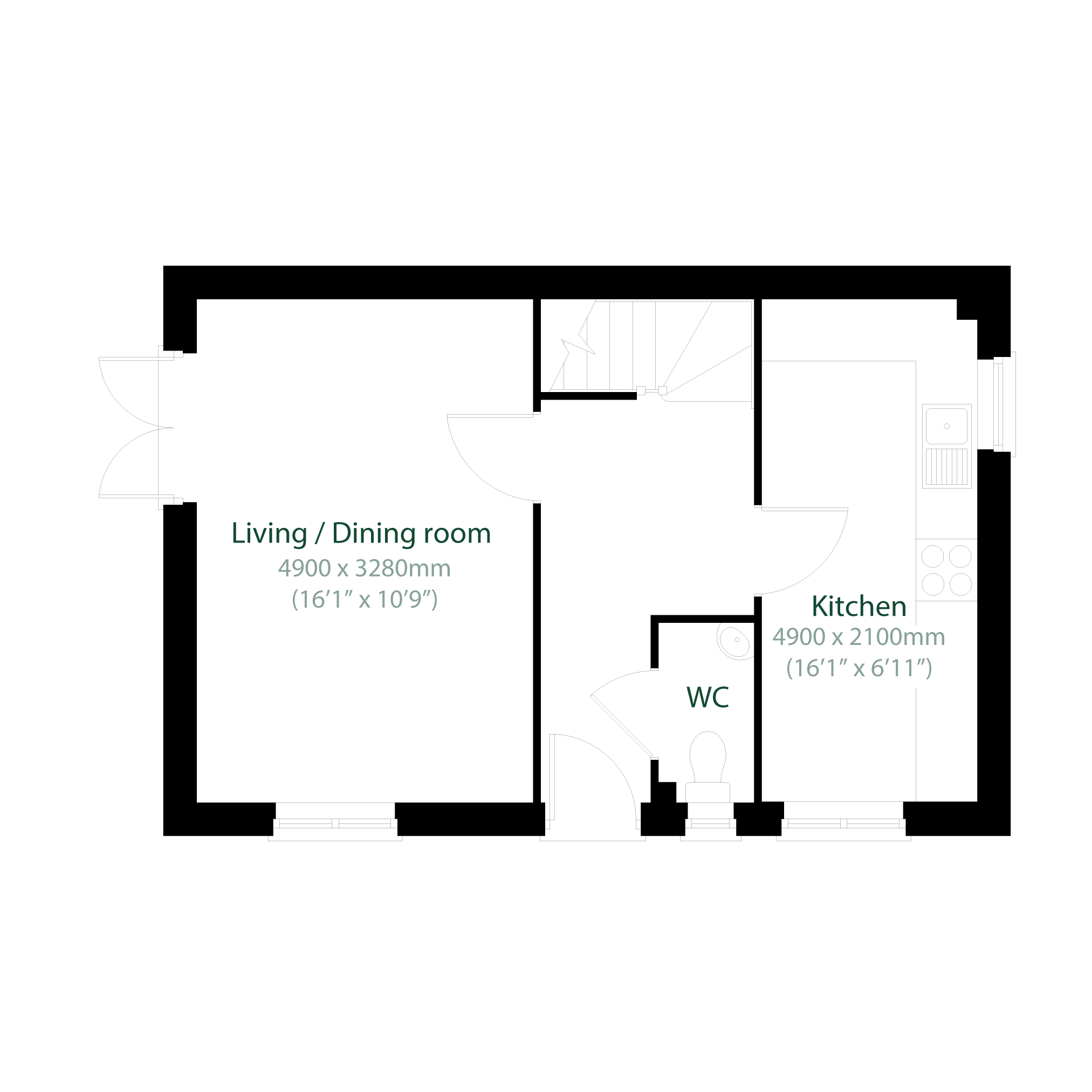 385, Kingfisher Drive, Houndstone, Yeovil floorplan