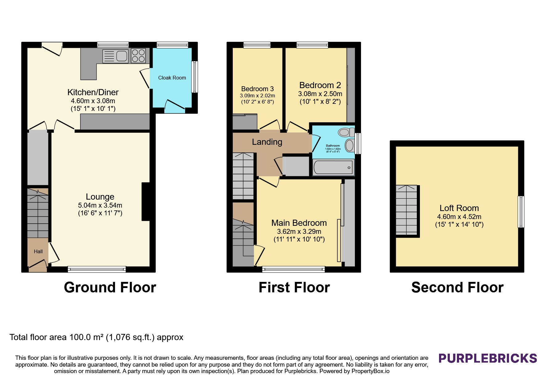 8, Ferrars Close, Sheffield floorplan