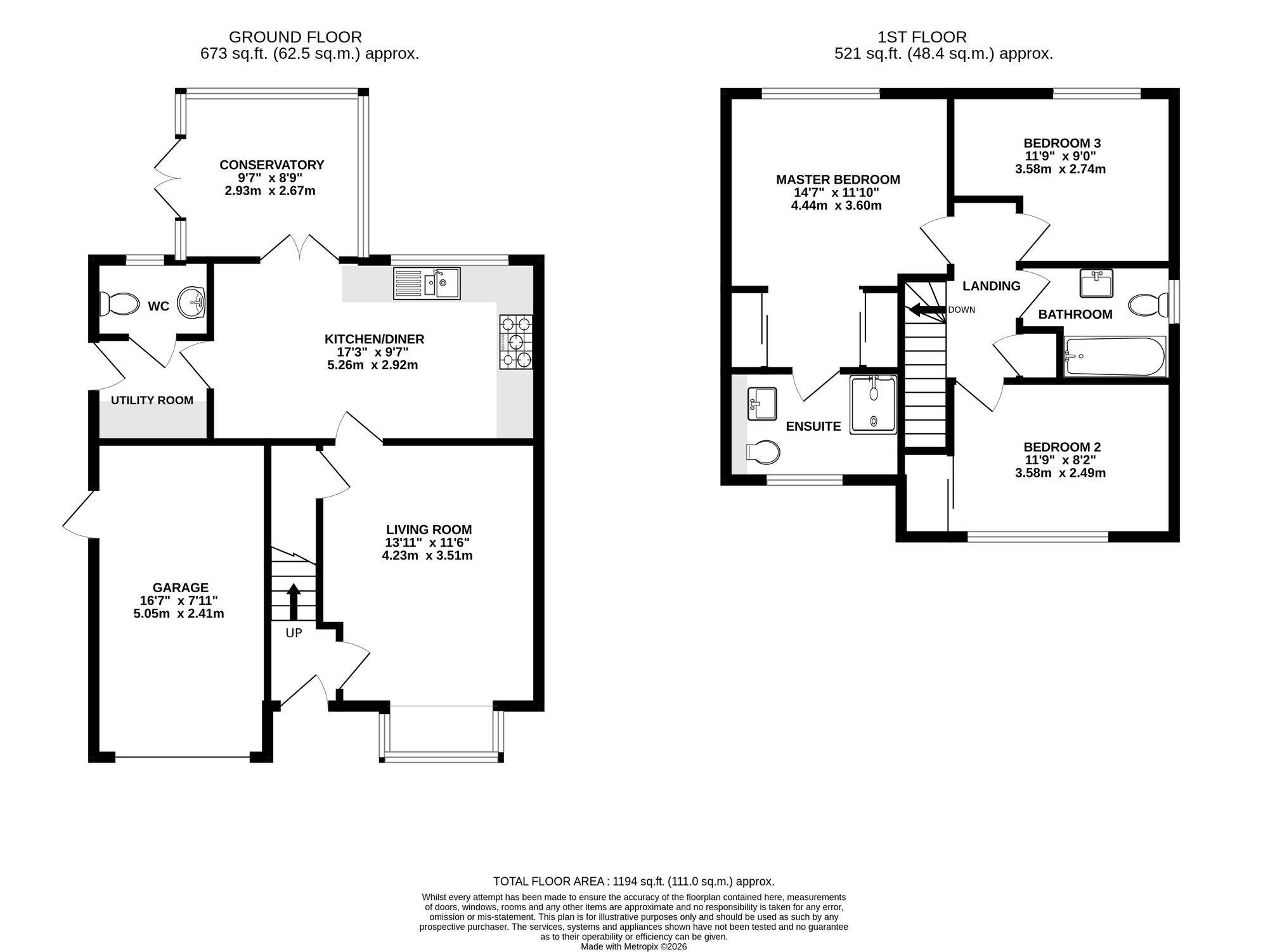 6 McKelvey Way, Crewe floorplan