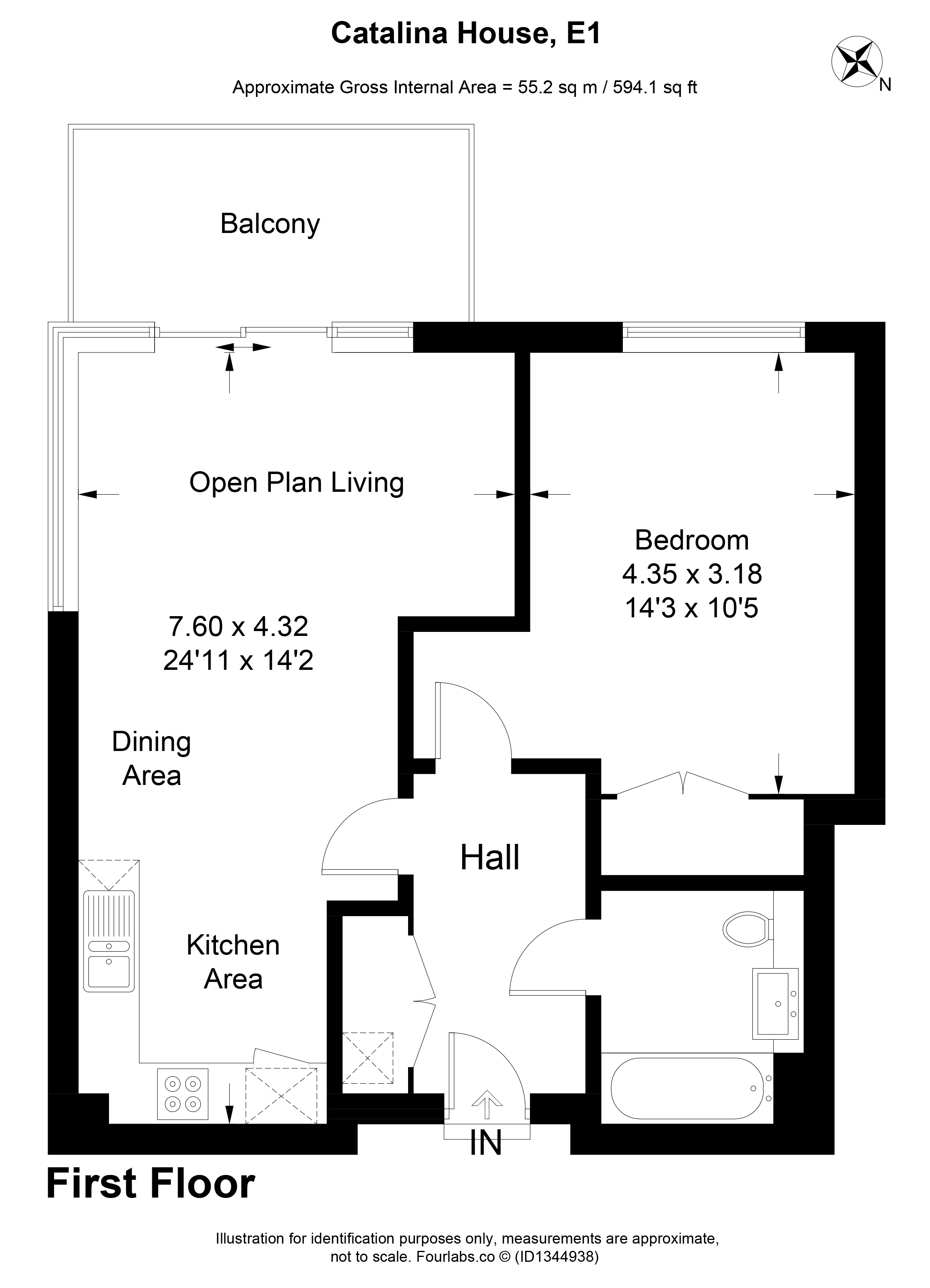 Canter Way, London floorplan