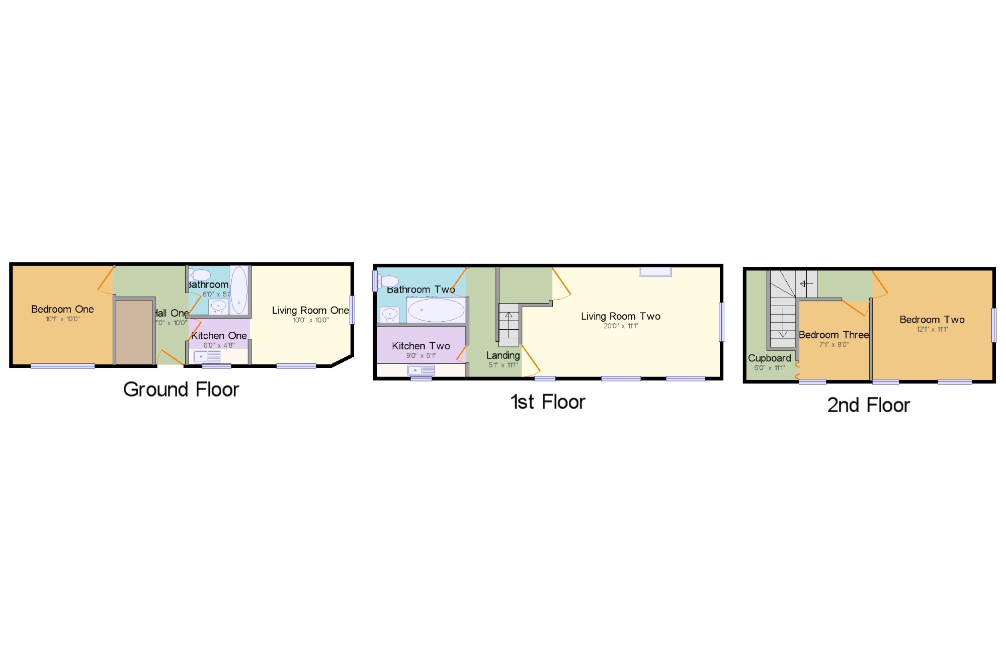 3 Bedrooms Terraced house for sale in And 2 Back Crescent Street, Morecambe, Lancashire, United Kingdom LA4