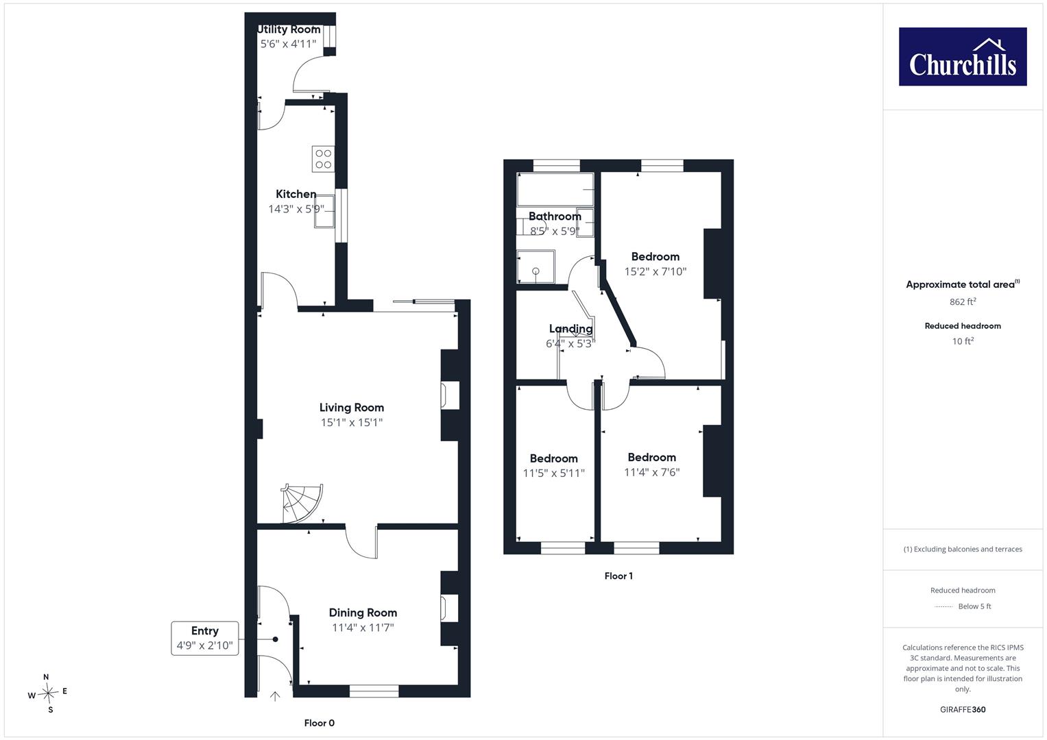 Vine Street, York floorplan