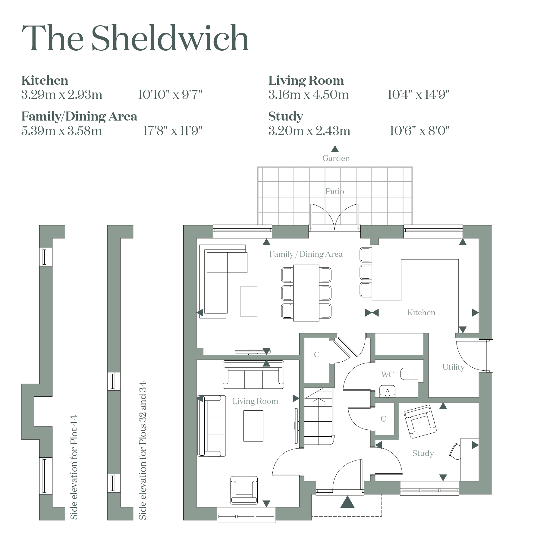Home 26 The Sheldwich Fernham Homes,, Blean Common, Canterbury floorplan