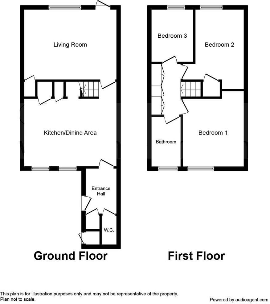 28, Warren Close, Brandon floorplan