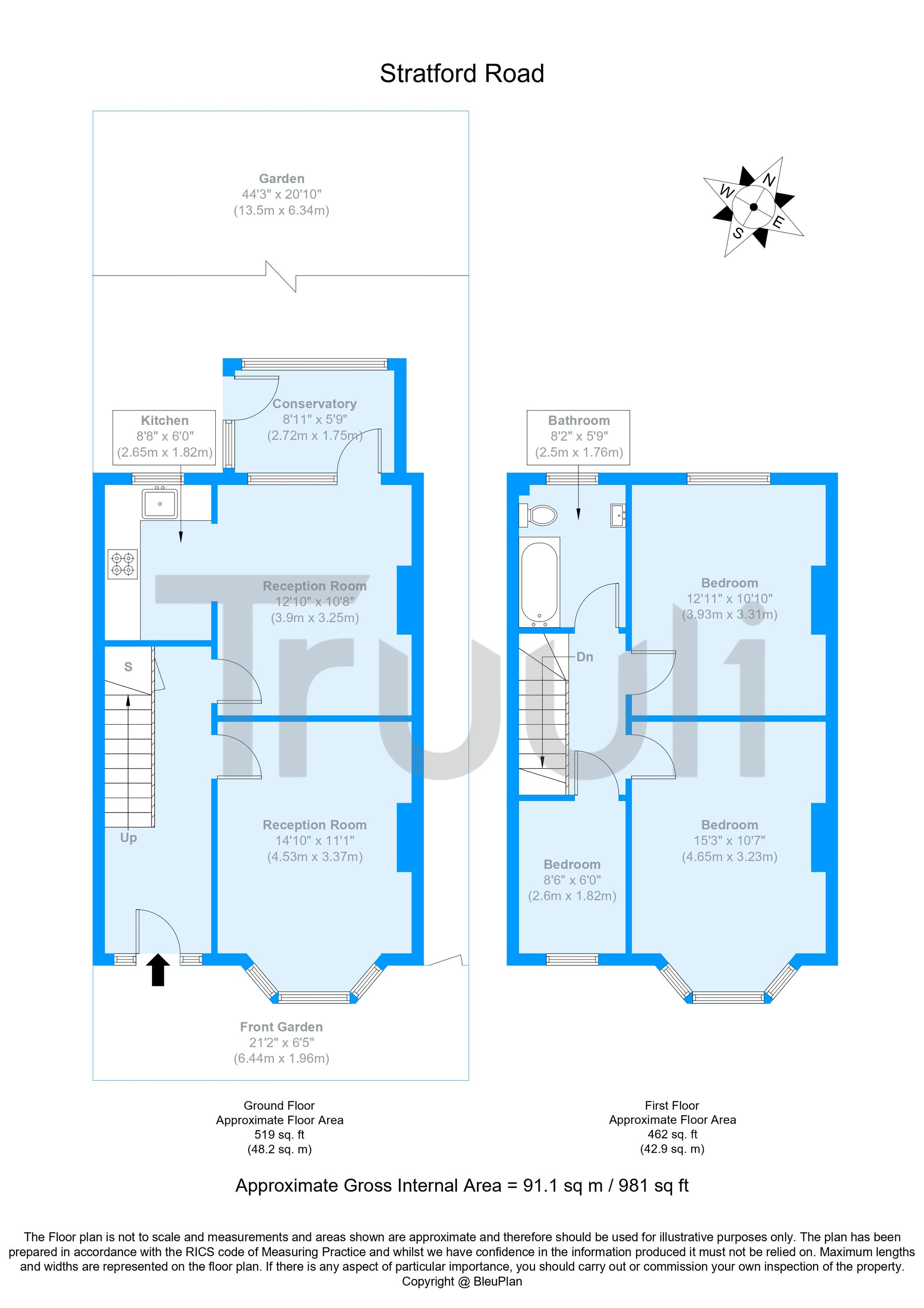 52 Stratford Road, Thornton Heath floorplan