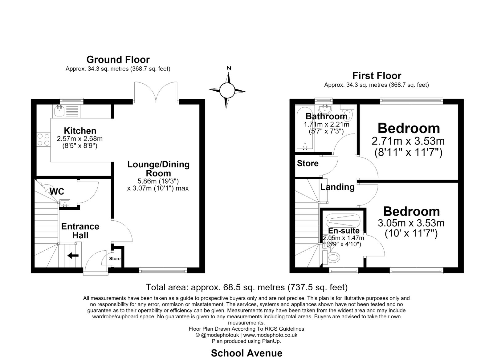 200, School Avenue, Basildon floorplan