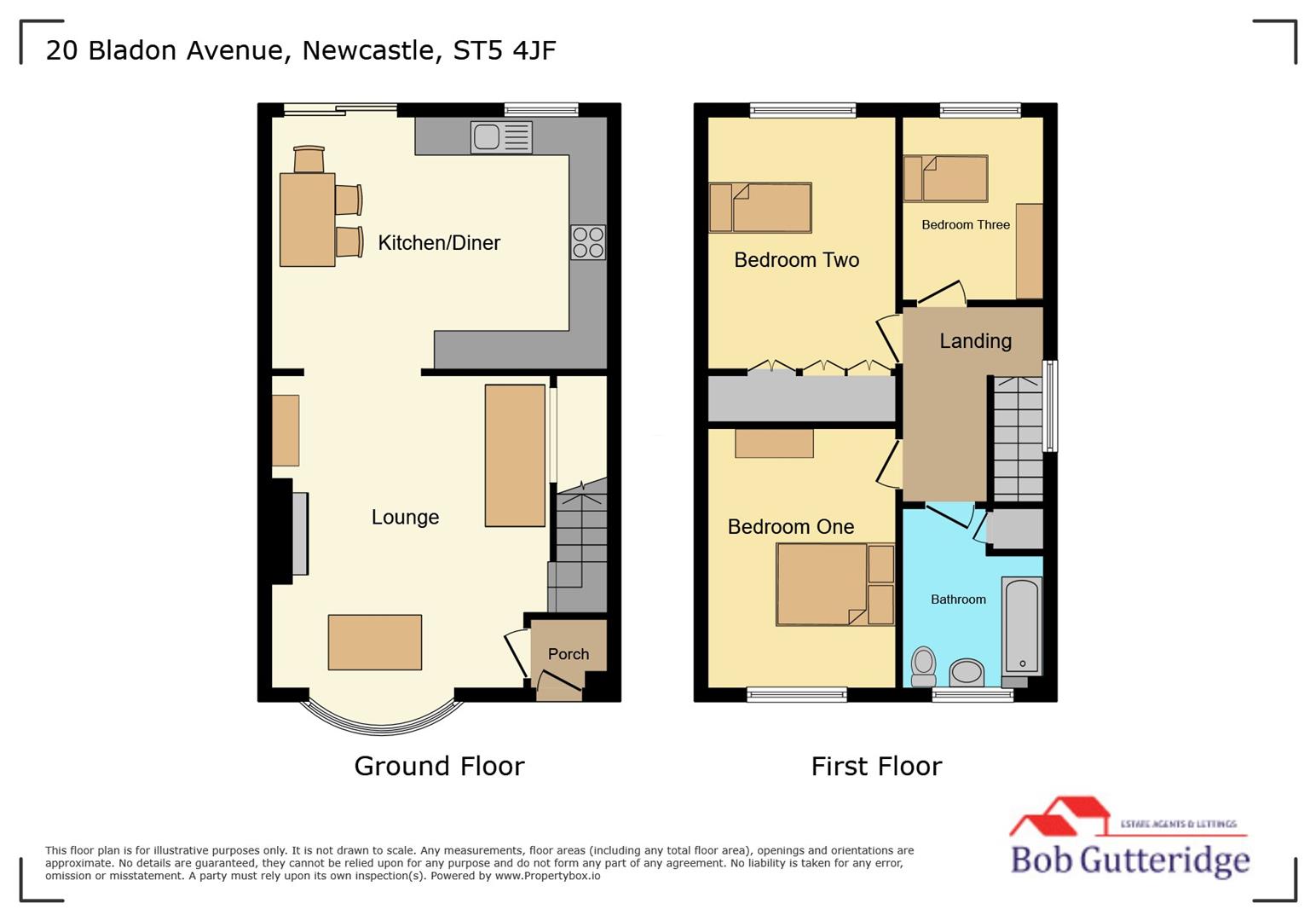 Bladon Avenue, Westbury Park, Newcastle floorplan