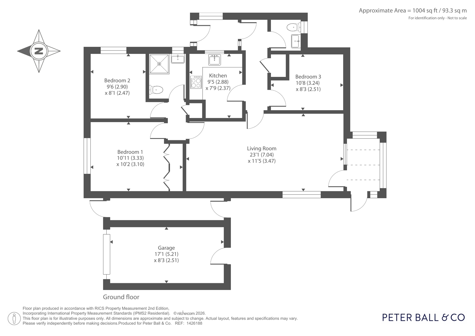 38, Sinderberry Drive, Tewkesbury floorplan