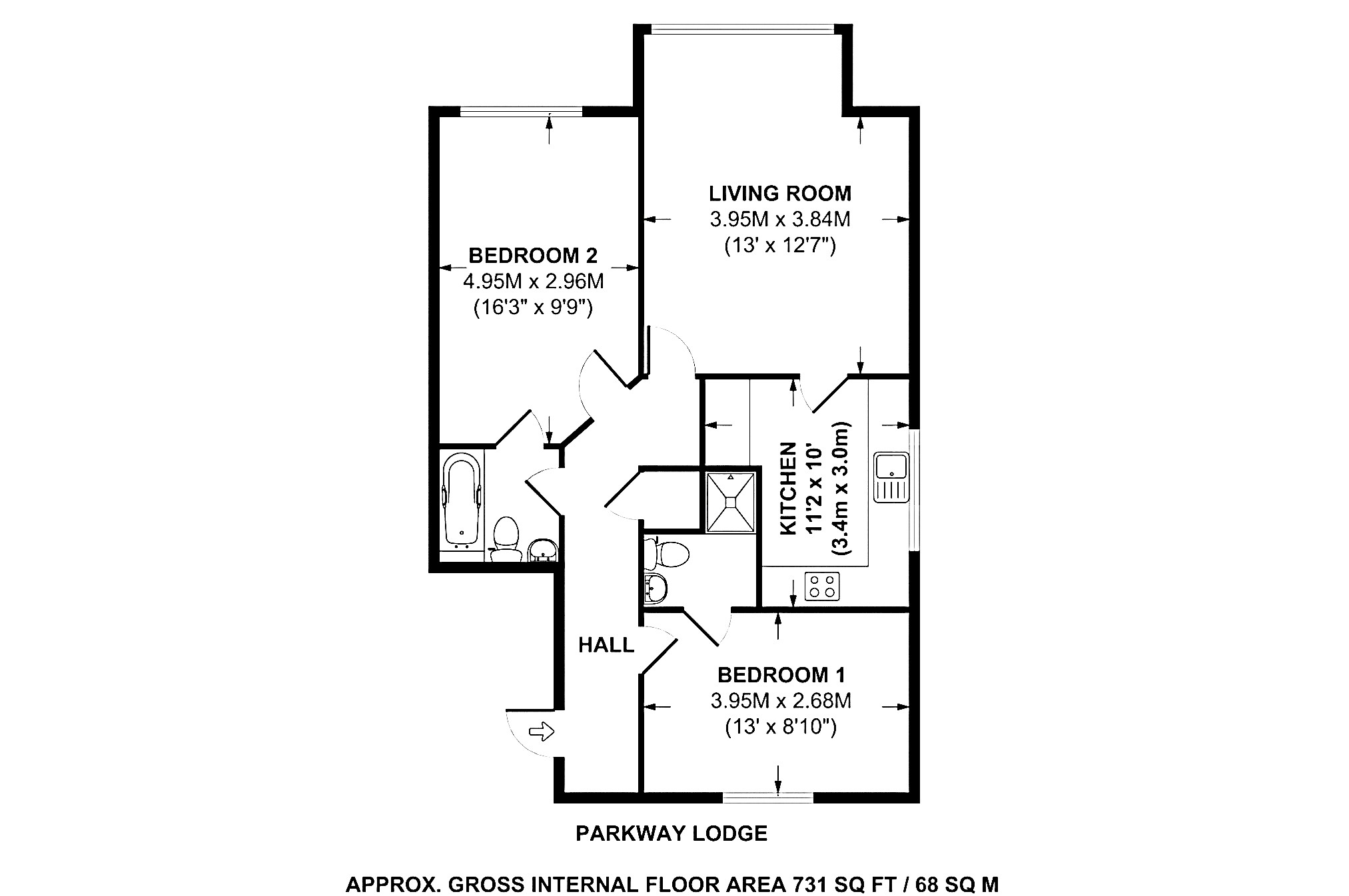 424 Street Lane, Leeds, floorplan