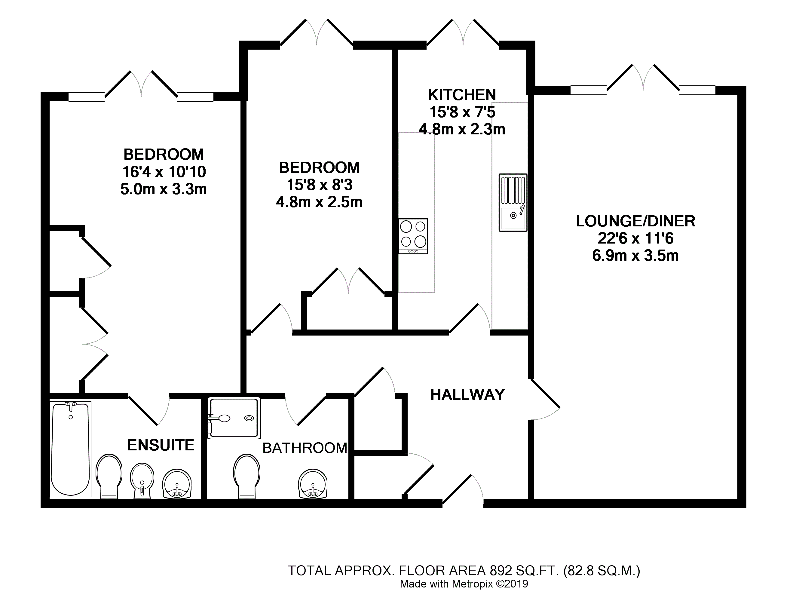 2 Bedrooms Flat for sale in South Strand, East Preston, West Sussex BN16