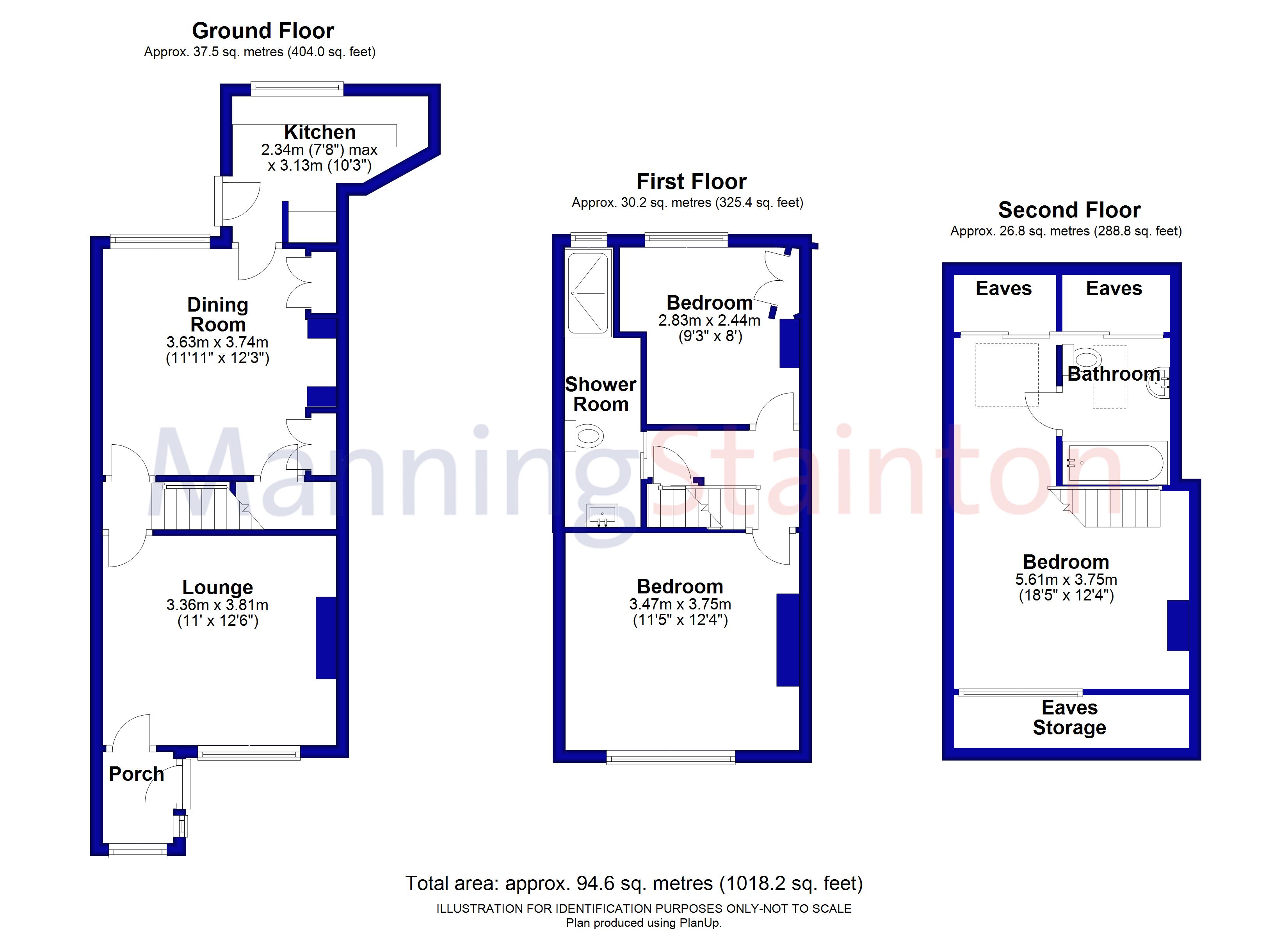 3 Bedrooms Terraced house for sale in Belle Vue Avenue, Oakwood, Leeds LS8