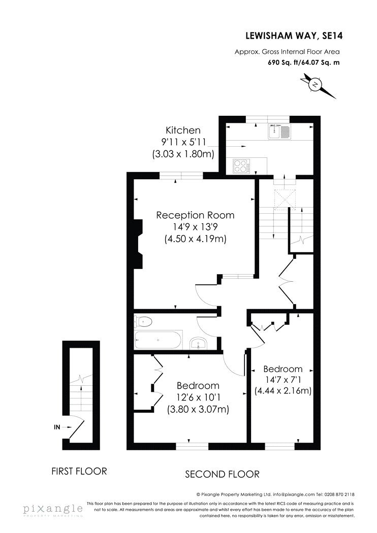 Lewisham Way, London, SE14 floorplan