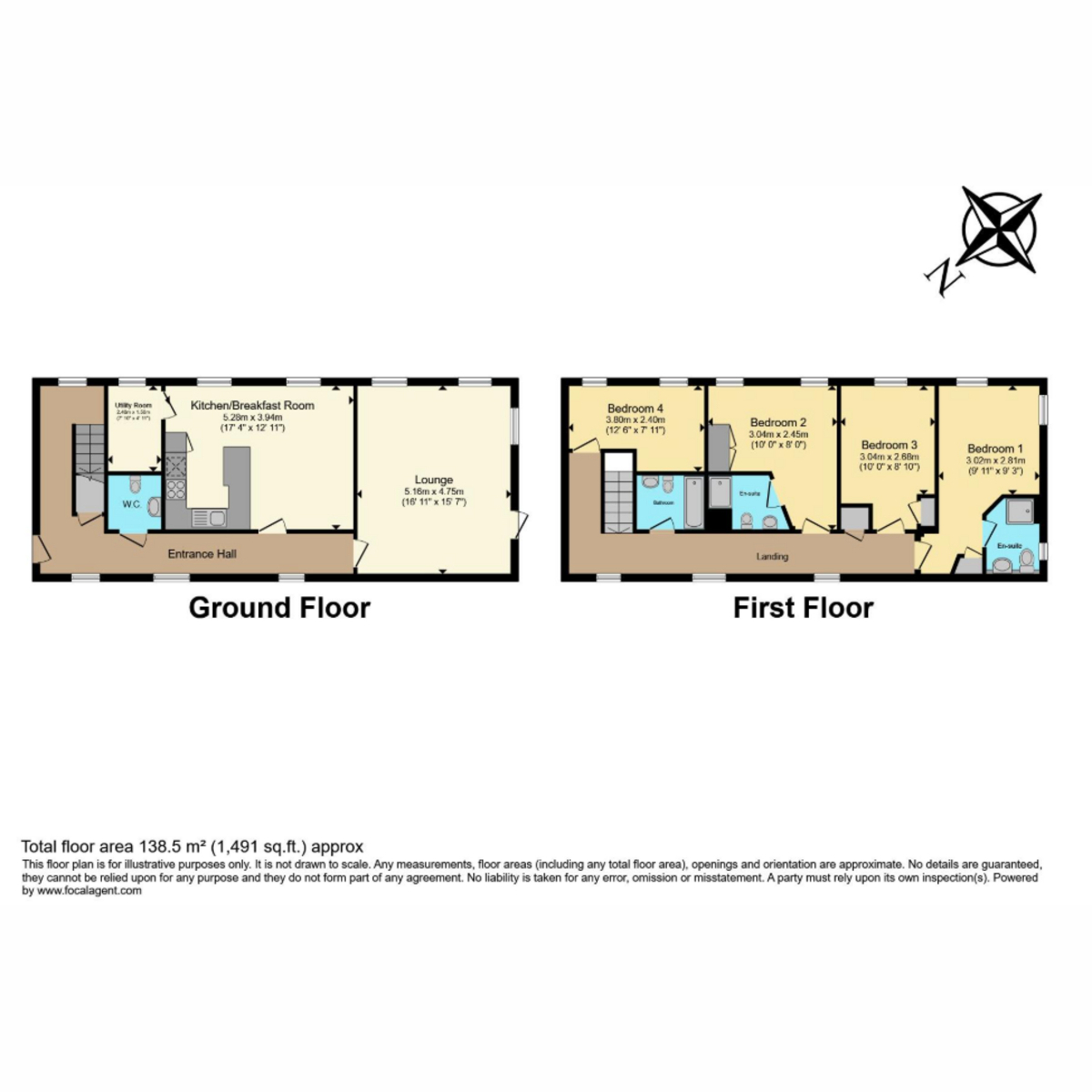 1 Stables Court, Coombe Road, Rugby floorplan