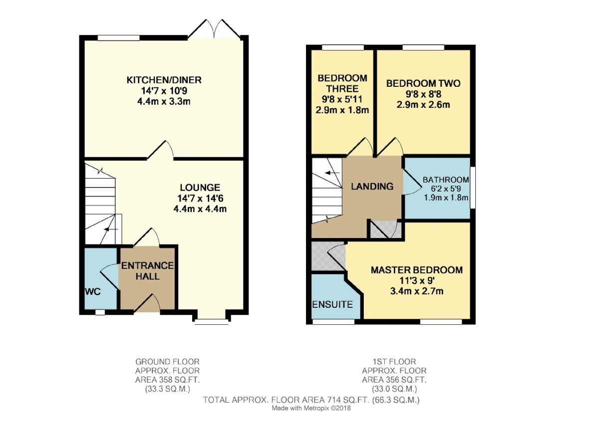 3 Bedrooms Semi-detached house to rent in Clive Way, Middlewich CW10