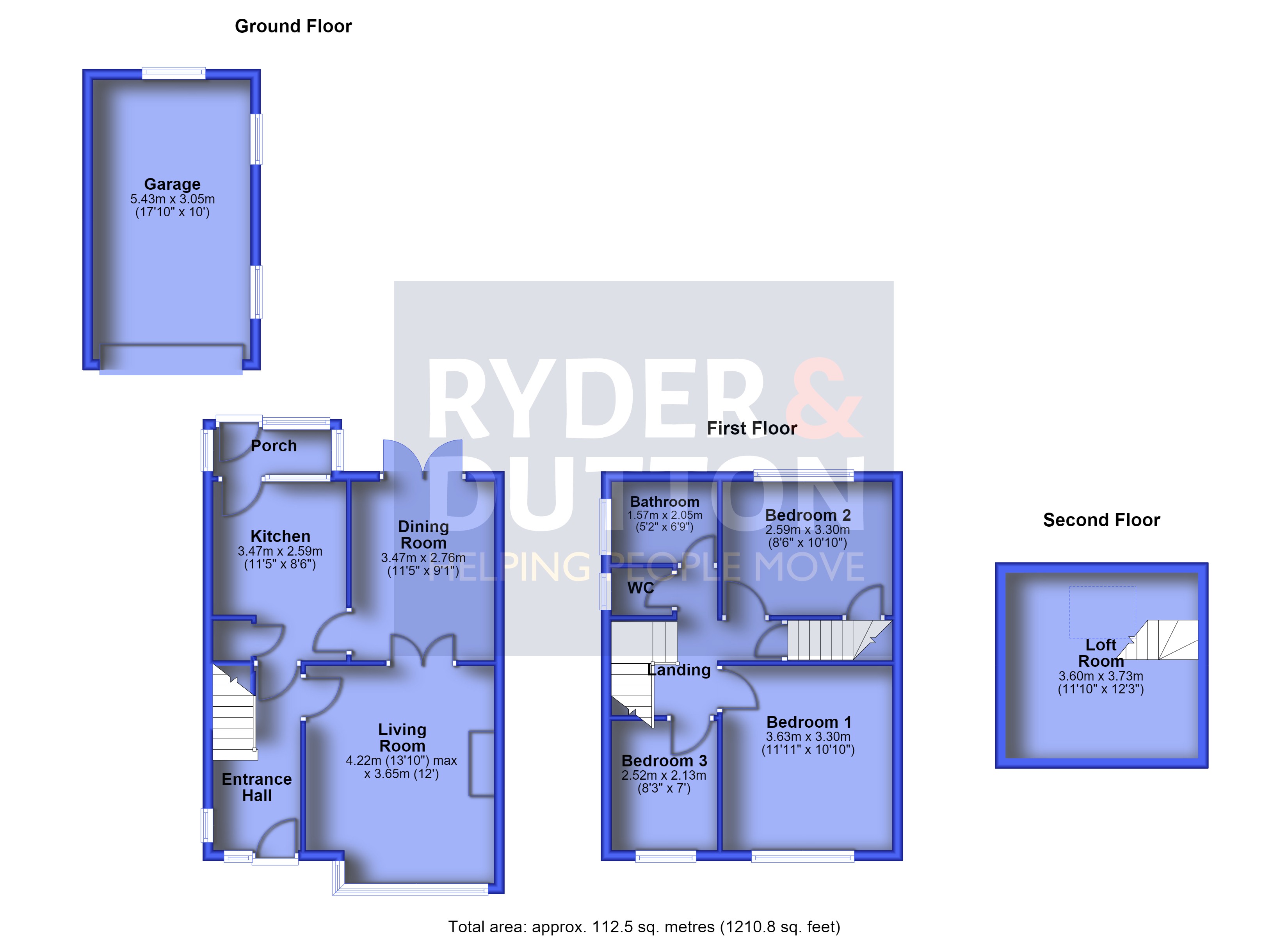 6, Roman Drive, West Yorkshire floorplan