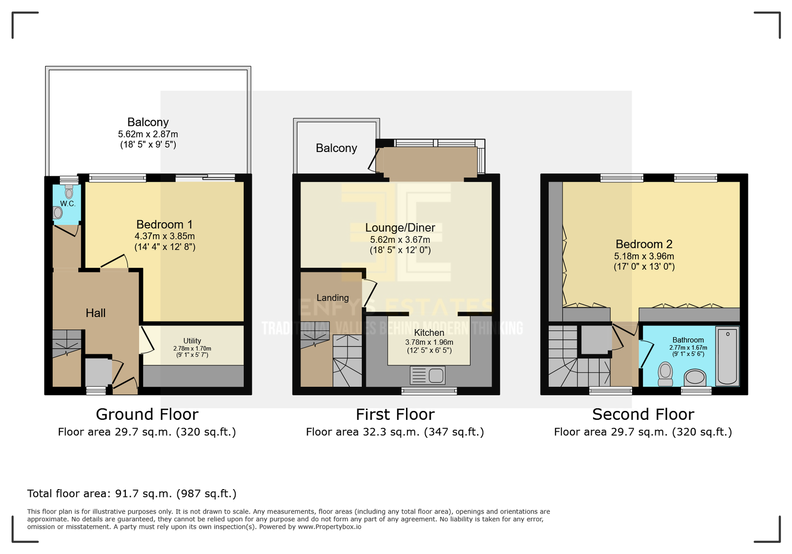 2, Dwr Y Carneddau, Glan Conwy floorplan