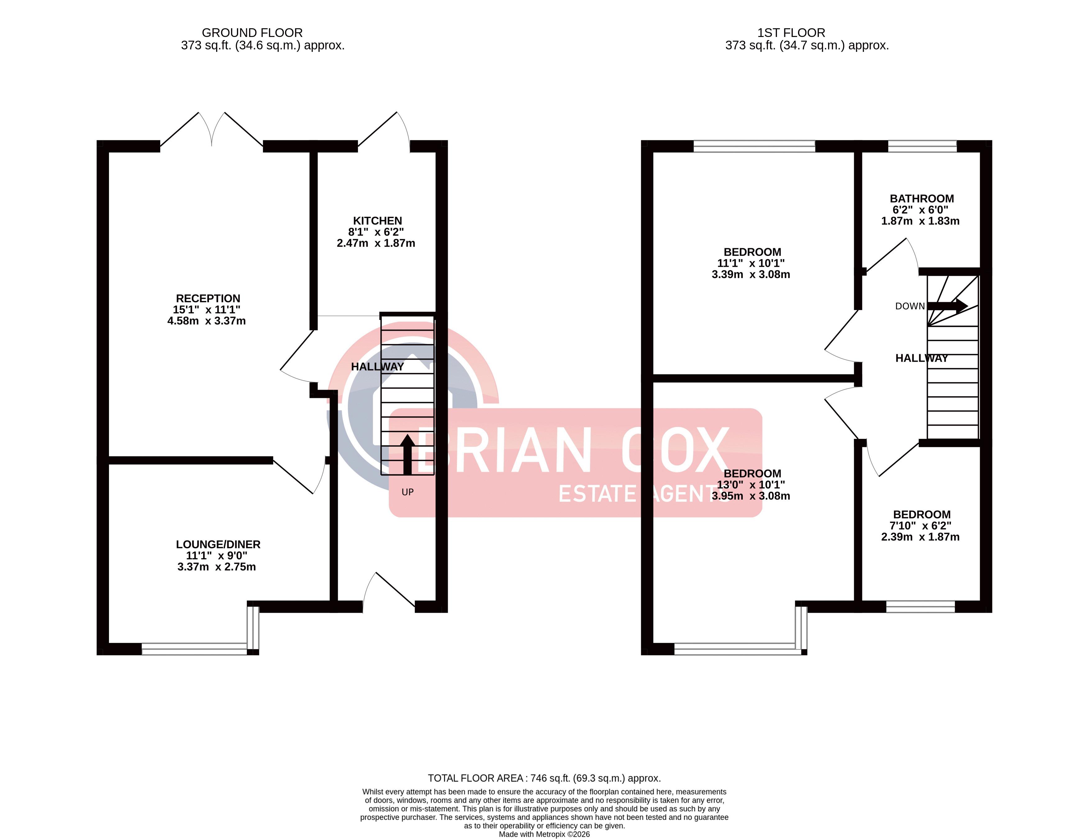 42, Wood End Lane, Northolt floorplan
