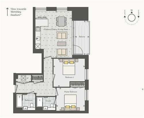 40, Unison House, 90 Beresford Avenue, London floorplan