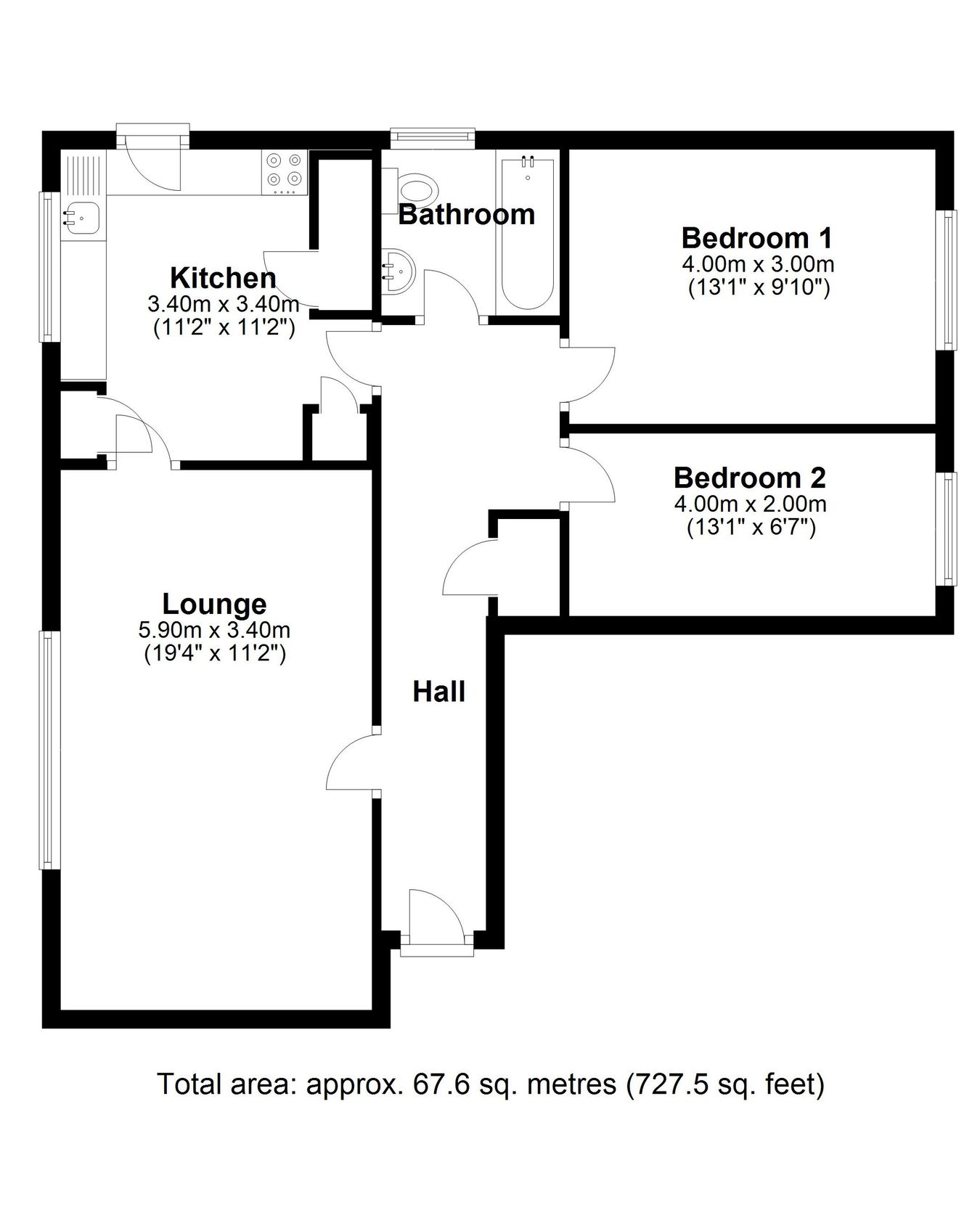 133, Riverbank, STAINES-UPON-THAMES floorplan
