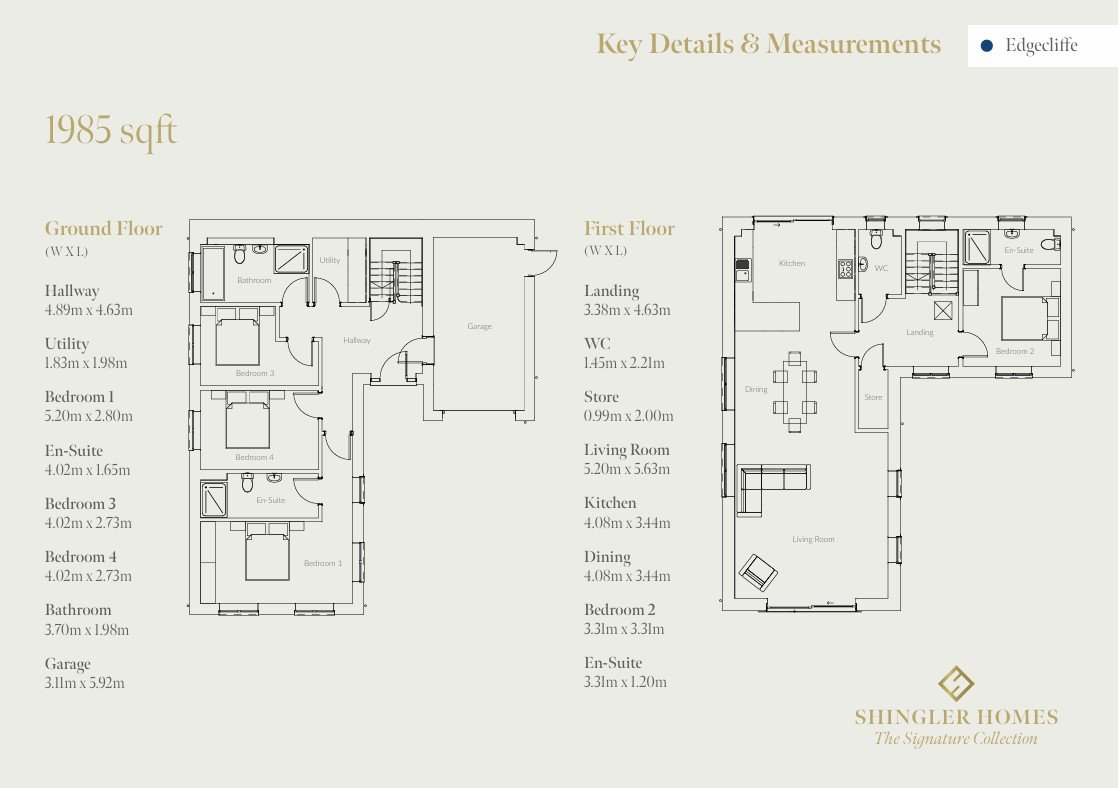 Edgecliffe, Shrewsbury floorplan
