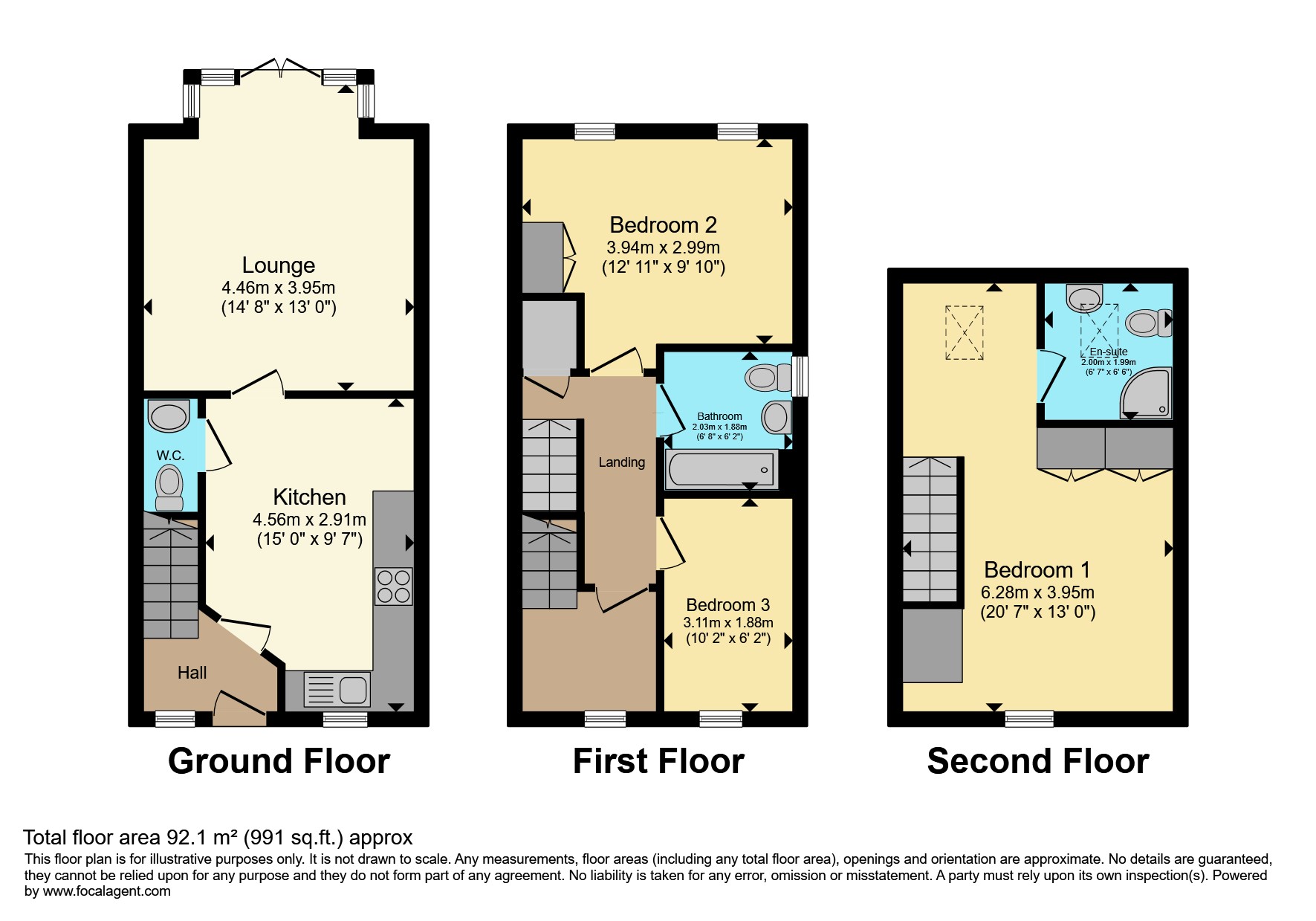 33, Canalside View, Kilnhurst, Mexborough floorplan