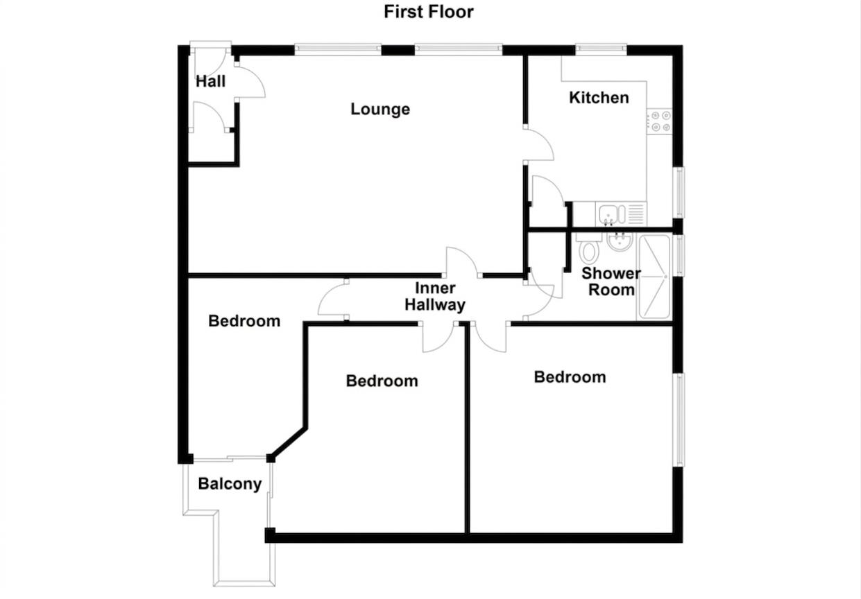 Flat 11, Wickham Court, Gale Moor Avenue, Gosport floorplan