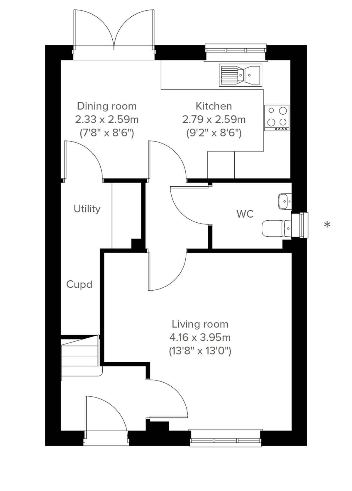 Plot 363, Beaufort Park - Phase 4, Galloway, Passage Road, Bristol floorplan