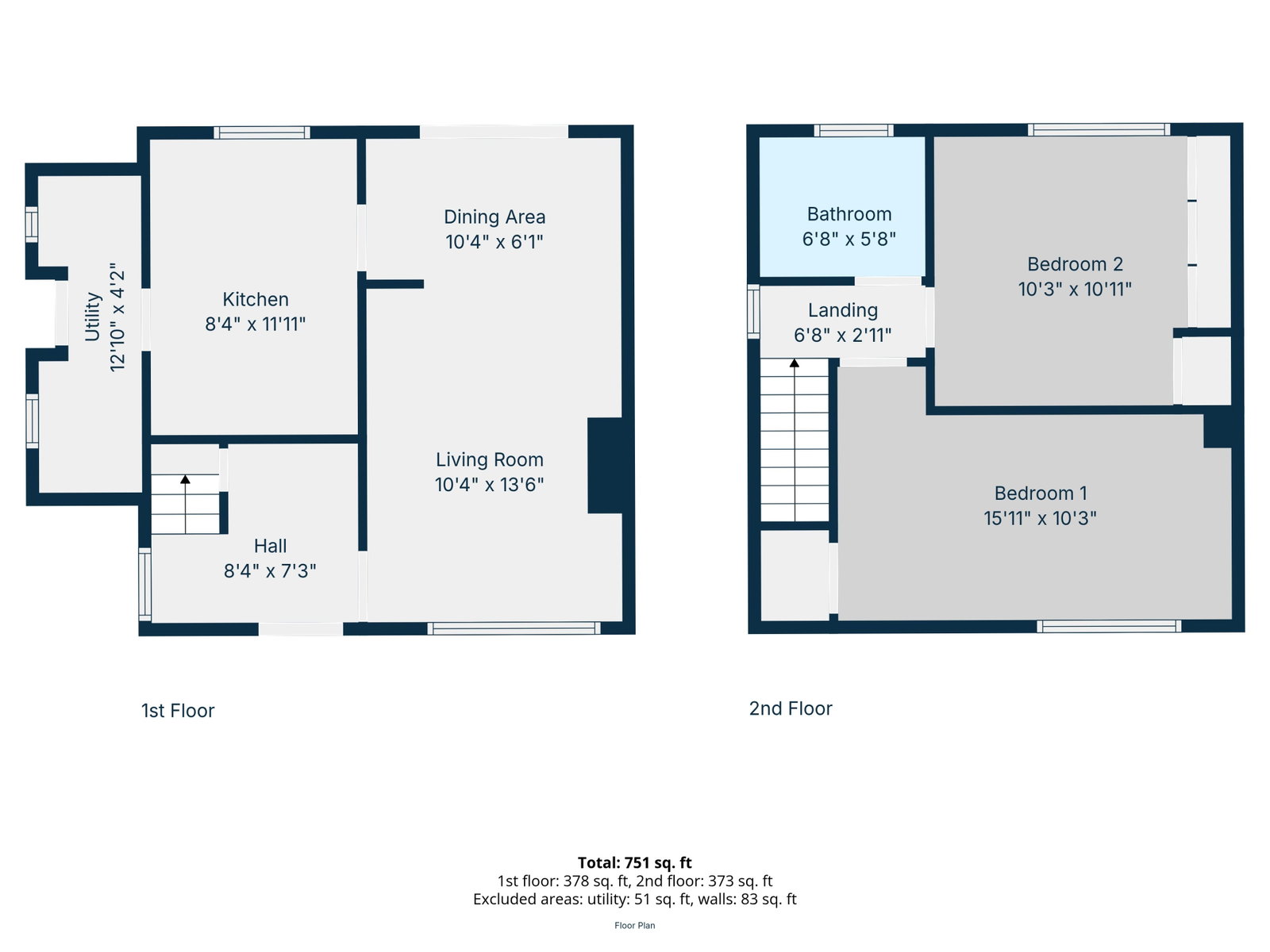 44, Delamere Way, Skelmersdale floorplan