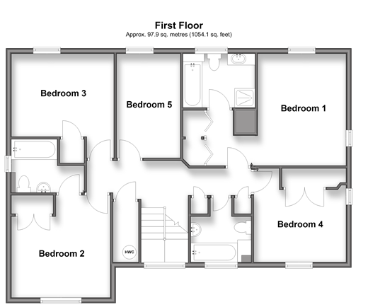 Shuttle Close Biddenden, Ashford floorplan