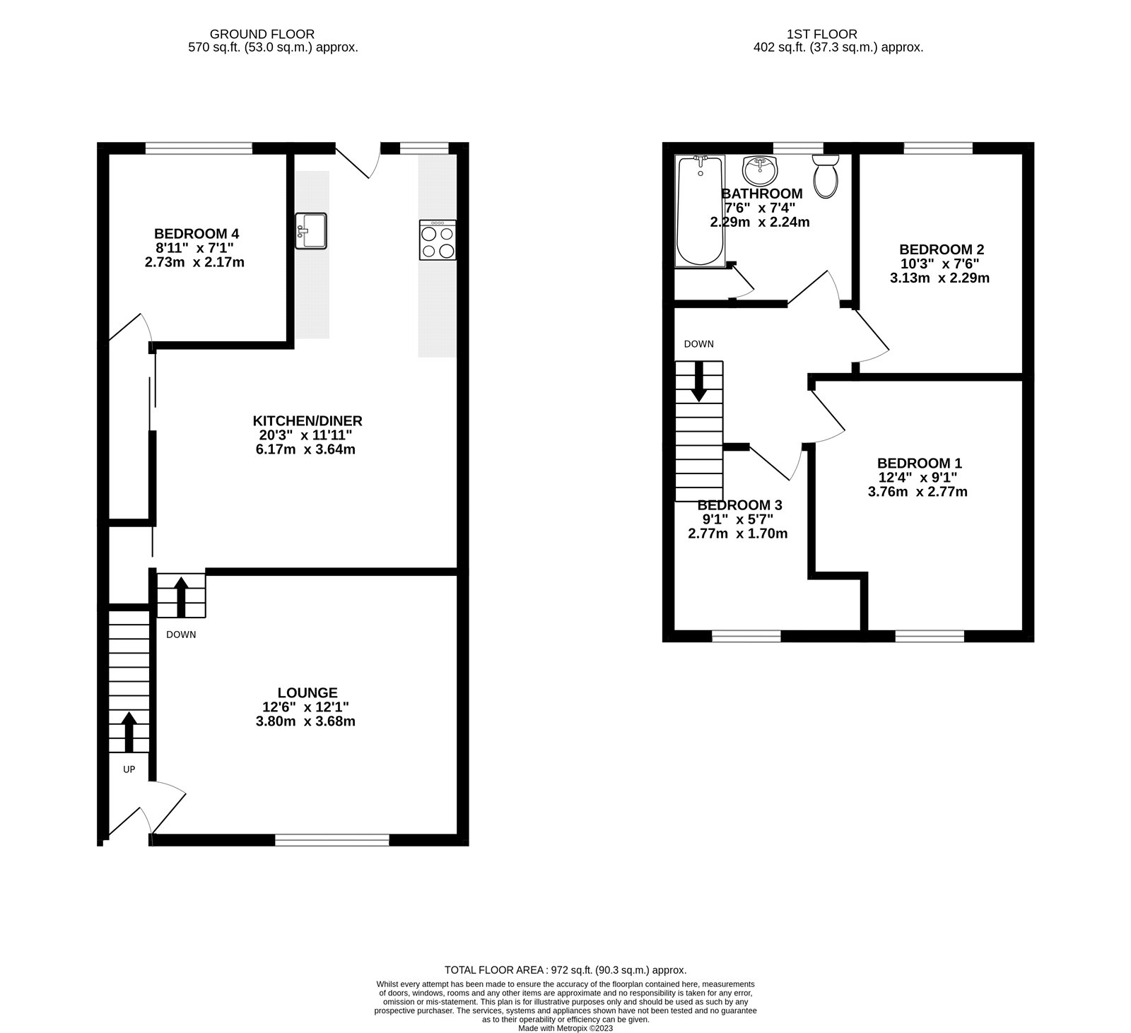 Bassett Road, Sittingbourne ME10, 4 bedroom terraced house for sale
