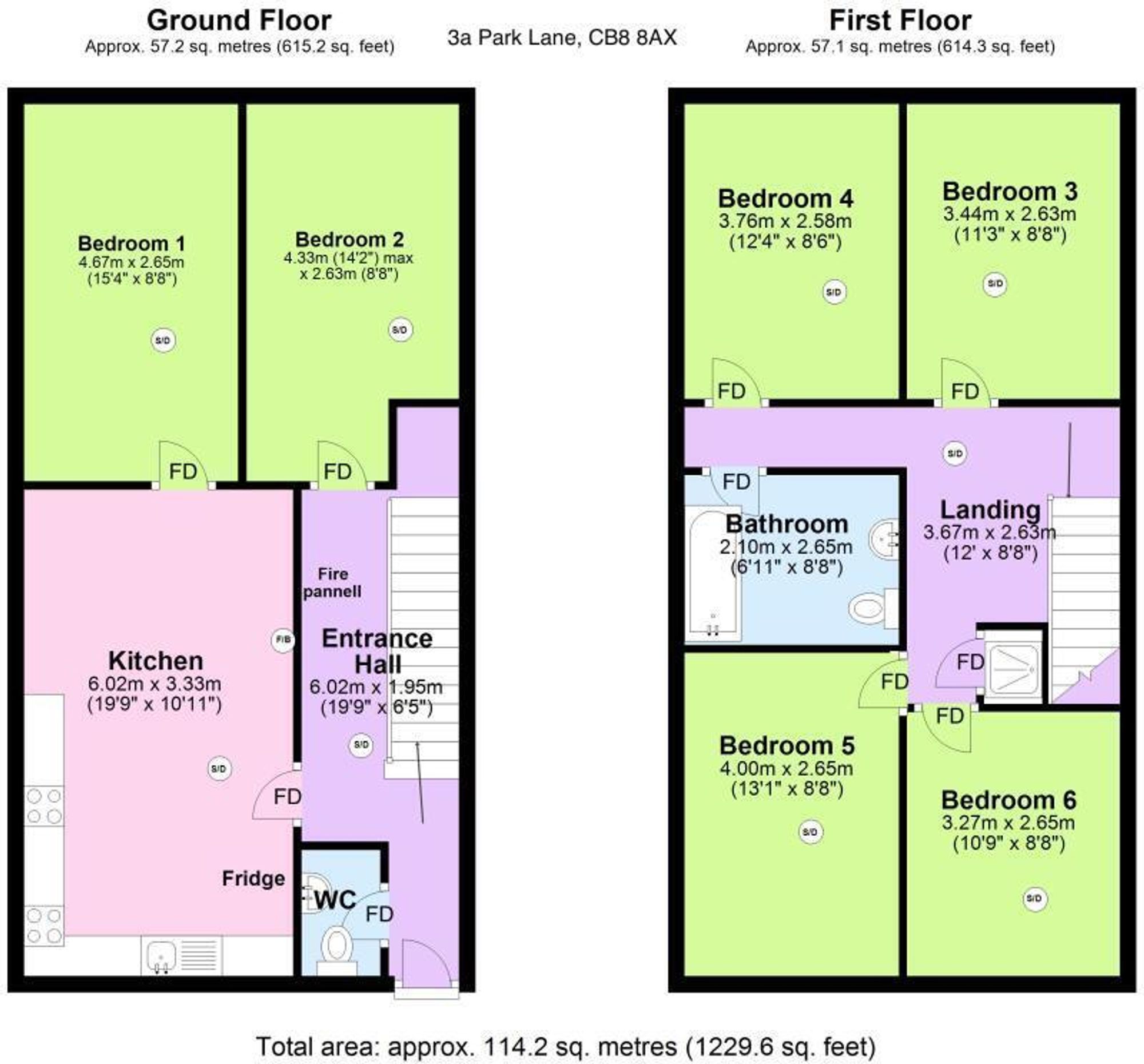 3a Sunnyside Park Lane, Newmarket floorplan