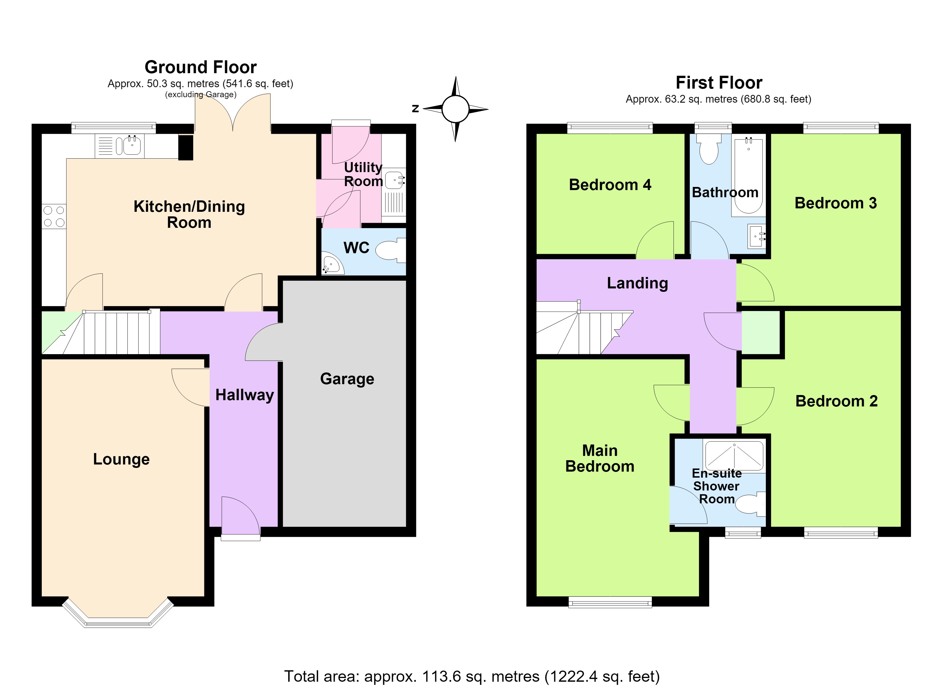3, Pippin Lane, Higham Ferrers floorplan