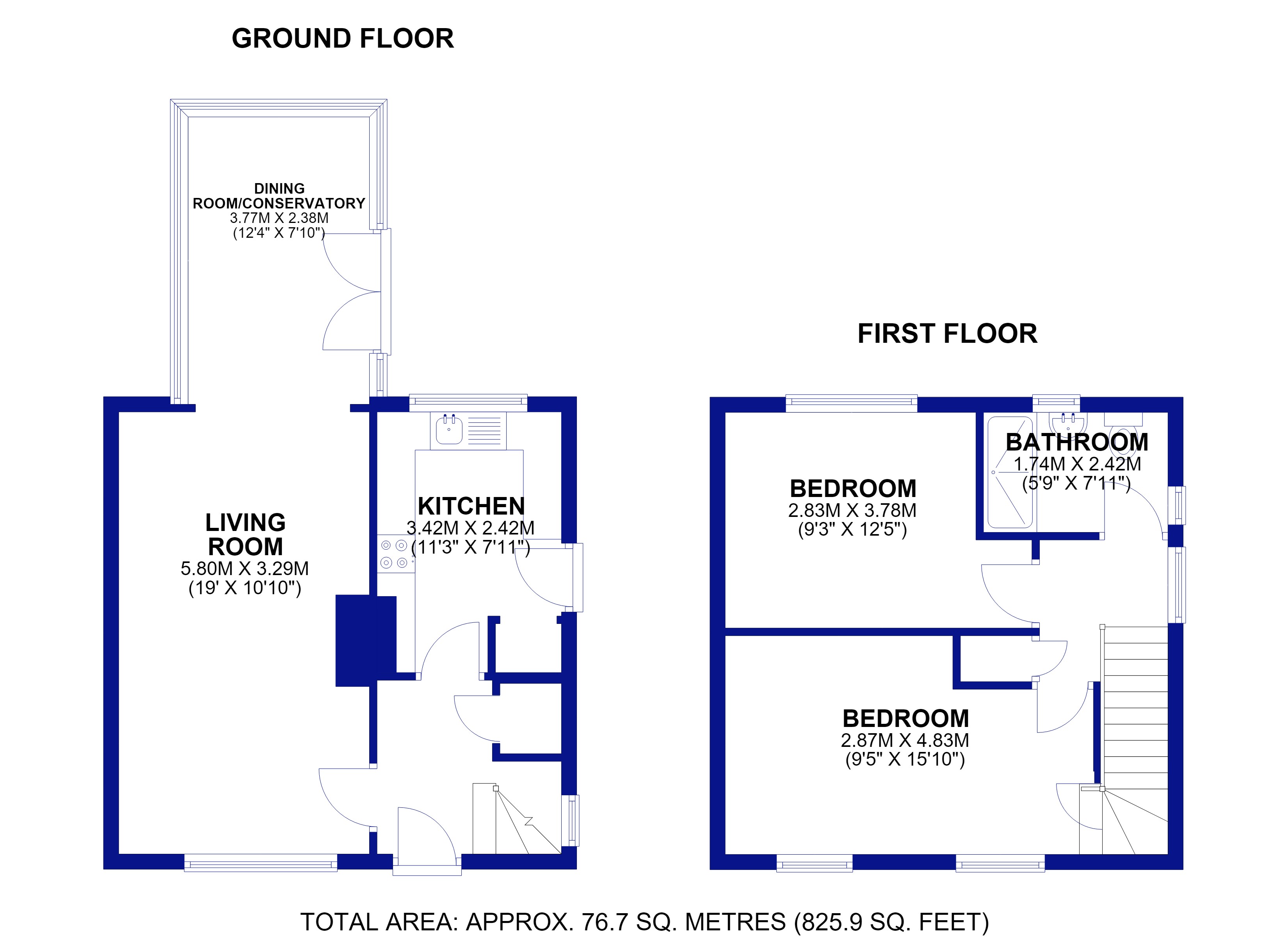 175, Leeds & Bradford Road, West Yorkshire floorplan