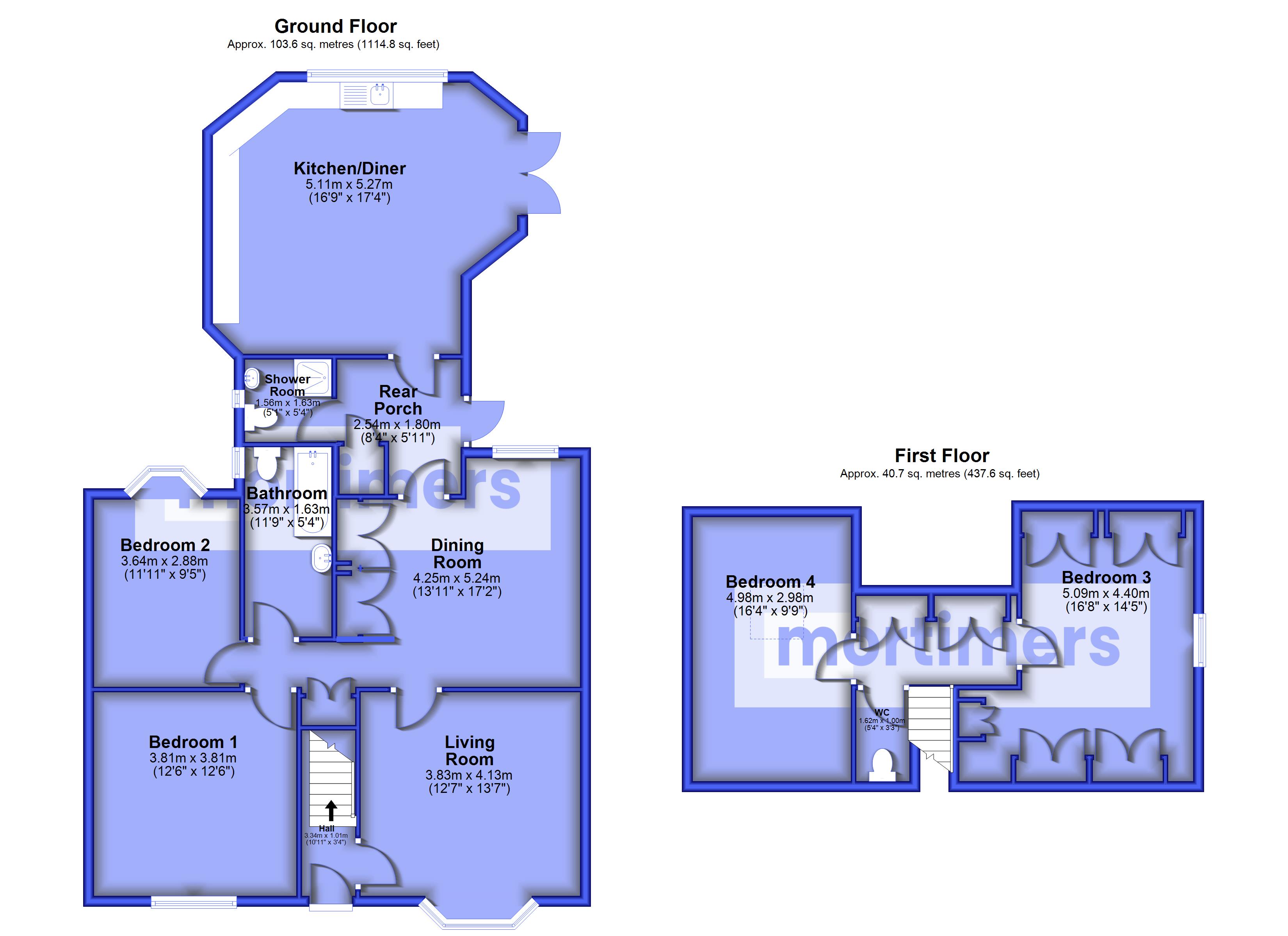 327, Willows Lane, Lancashire floorplan