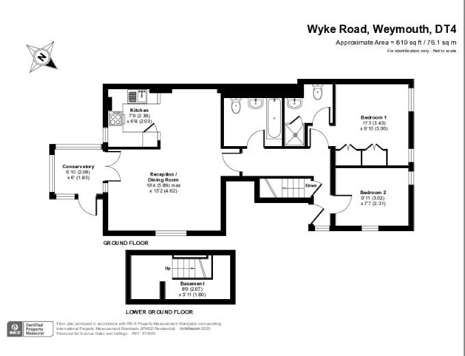 Flat 1, 3 Wyke Road, Weymouth floorplan