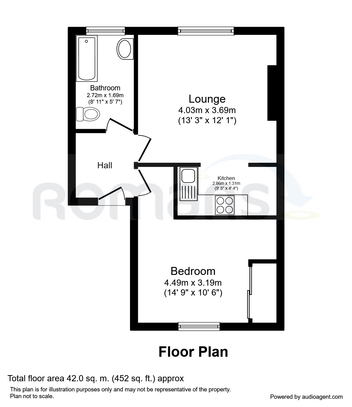 1 Bedrooms Flat to rent in Queens Road, Aldershot GU11