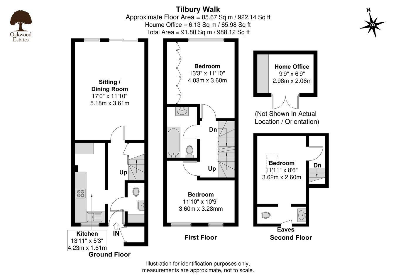 12, Tilbury Walk, Langley floorplan