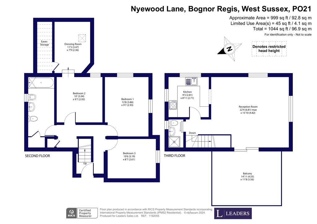Flat 11, Bayview Court,, Nyewood Lane, West Sussex floorplan