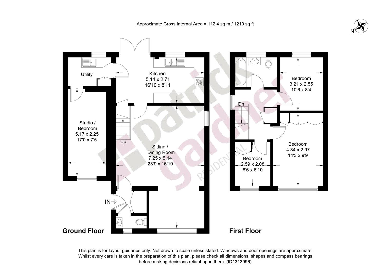 8, Anstiebury Close, Beare Green floorplan