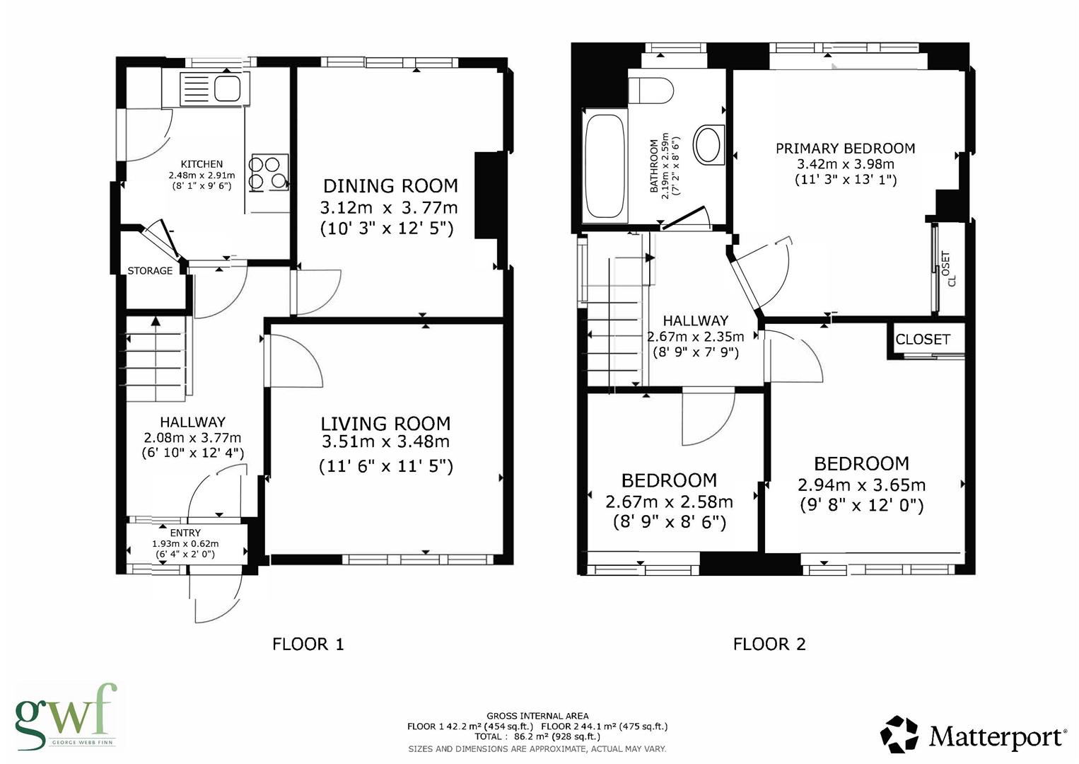 54, Northwood Drive, Sittingbourne floorplan