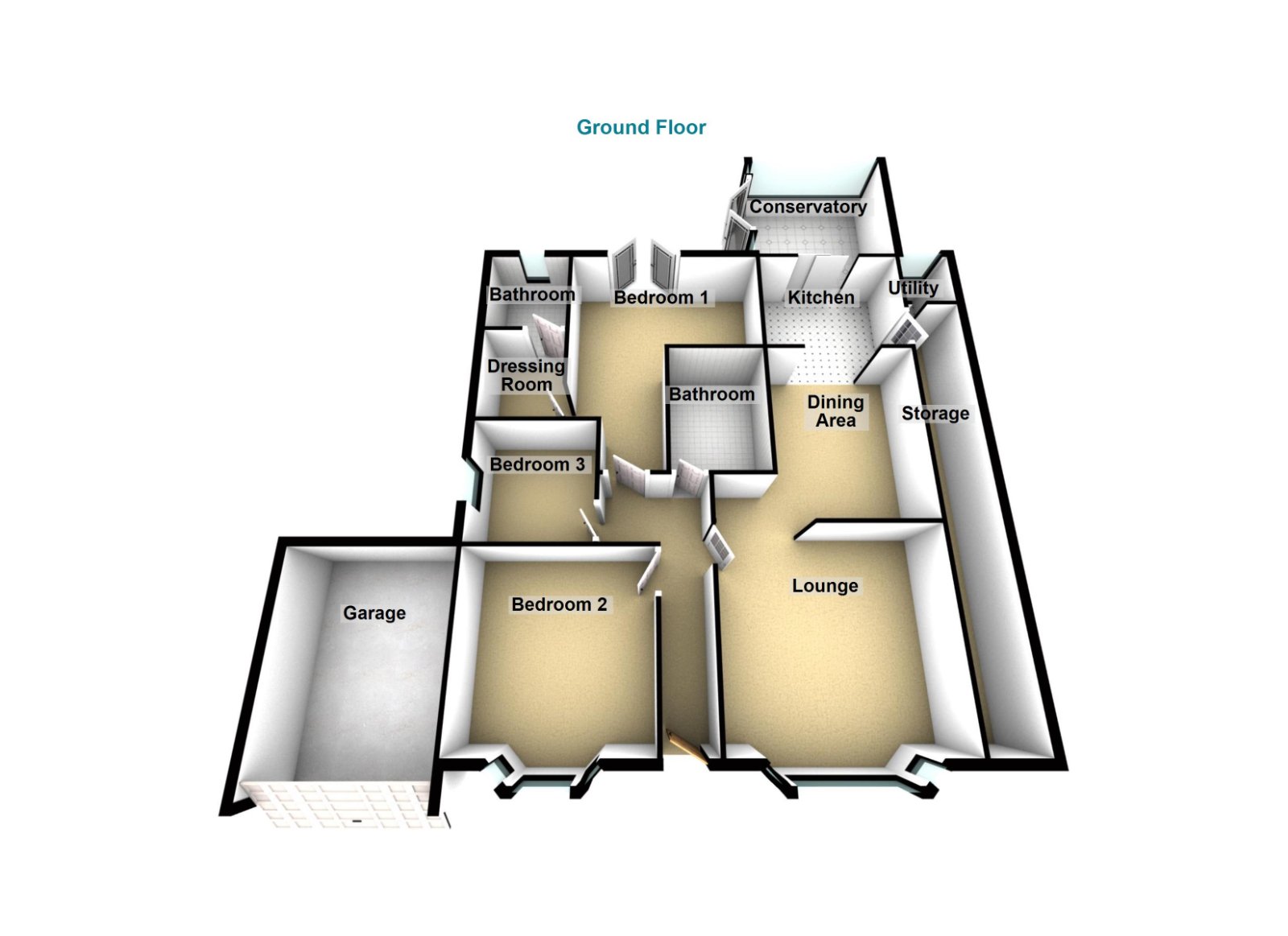 68, Bideford Way, Staffordshire floorplan