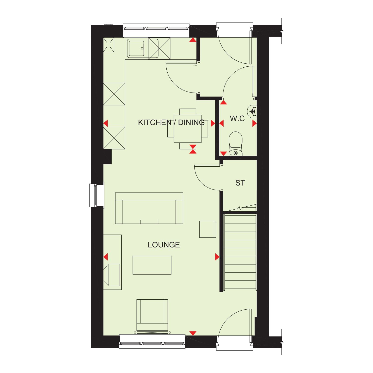 H8703177, Tansy Road, Priors Hall Park, Corby floorplan