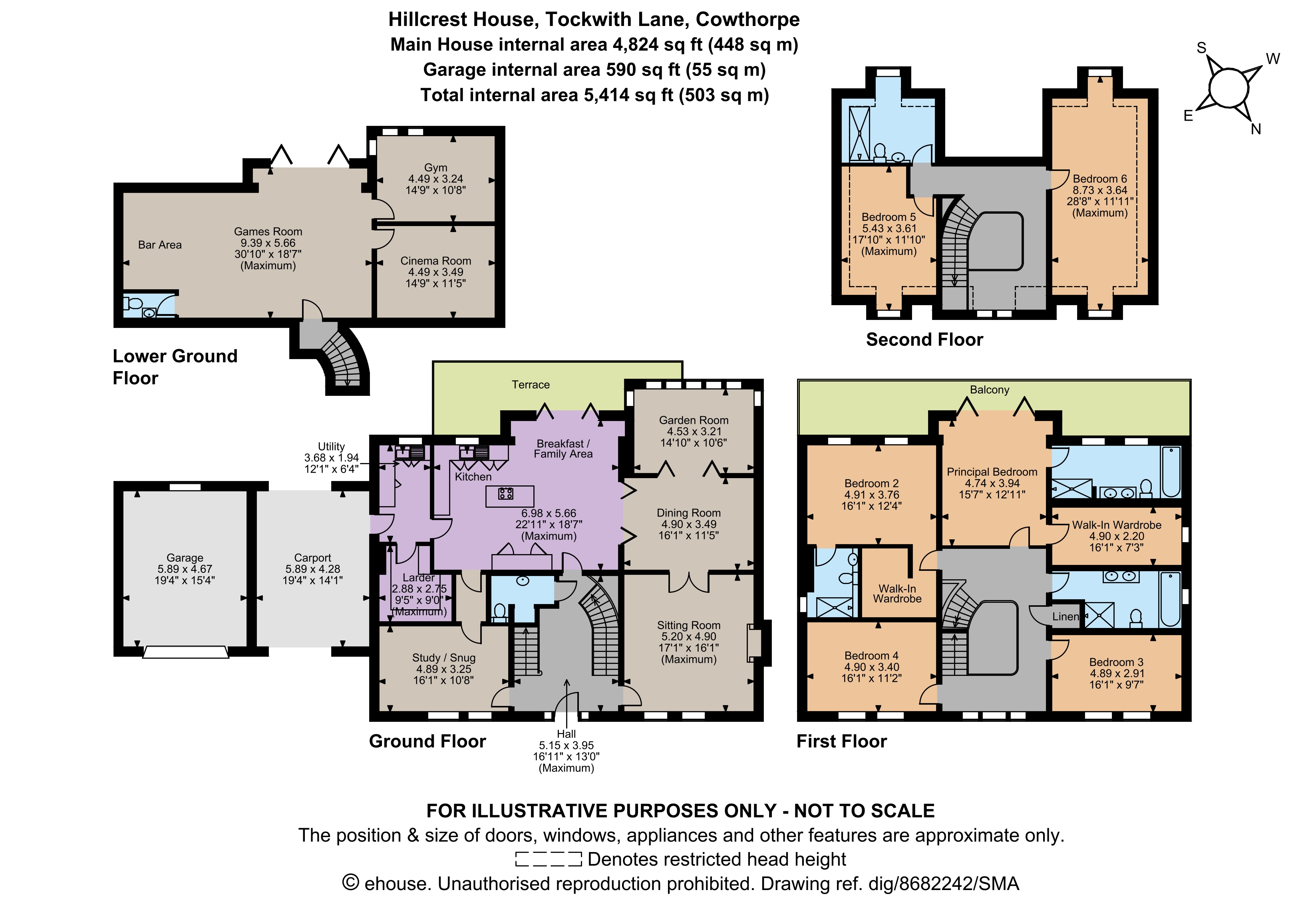 Hillcrest House,, Tockwith Lane, Wetherby floorplan