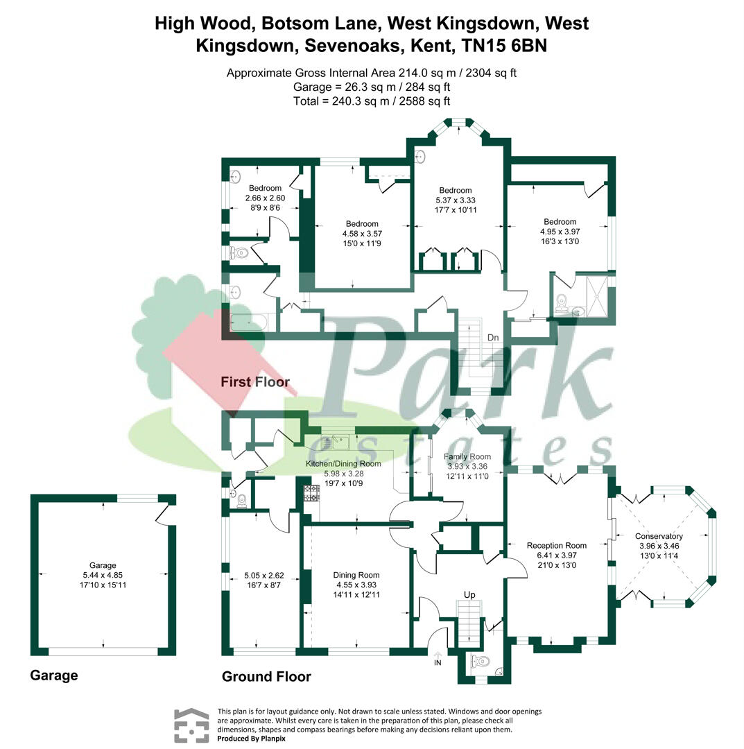 High Wood, Botsom Lane, Sevenoaks floorplan