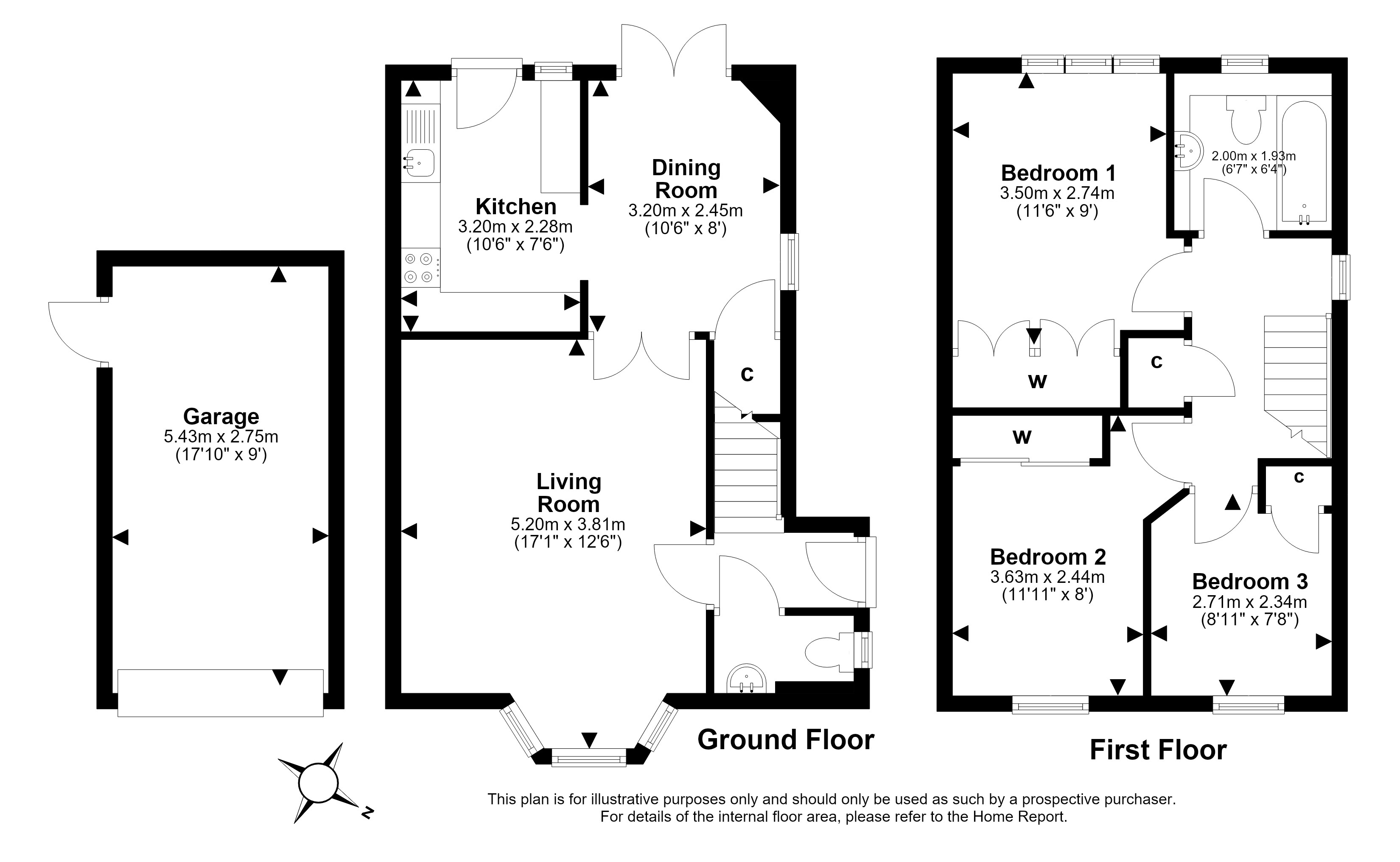 62, Gogarloch Road, South Gyle, Edinburgh floorplan