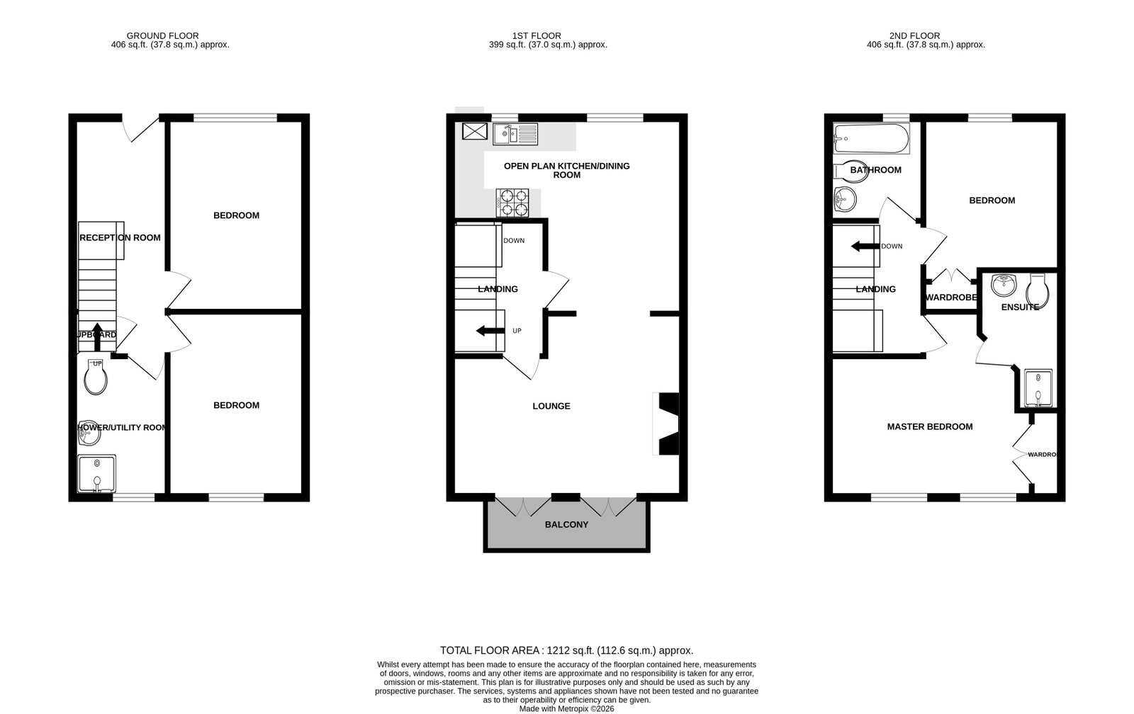 10, Sharps Court, Exmouth floorplan