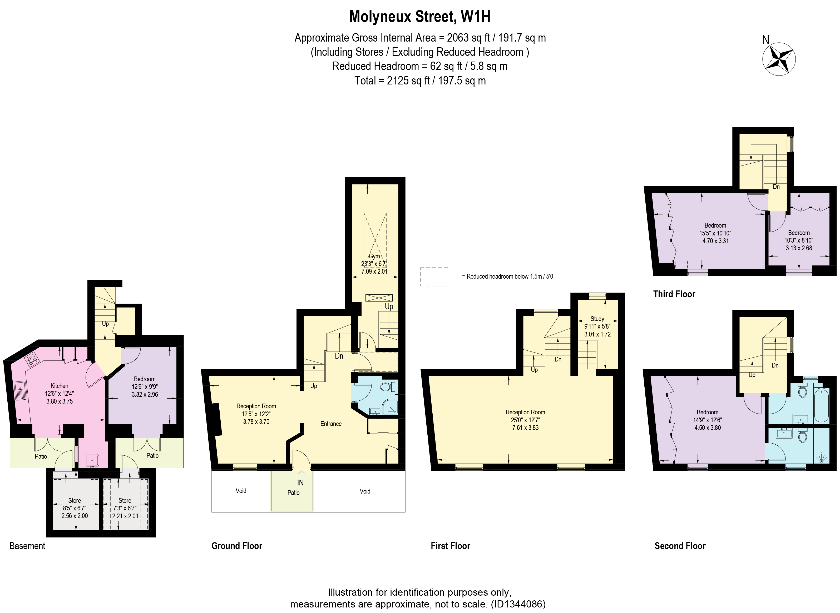Molyneux Street, London floorplan